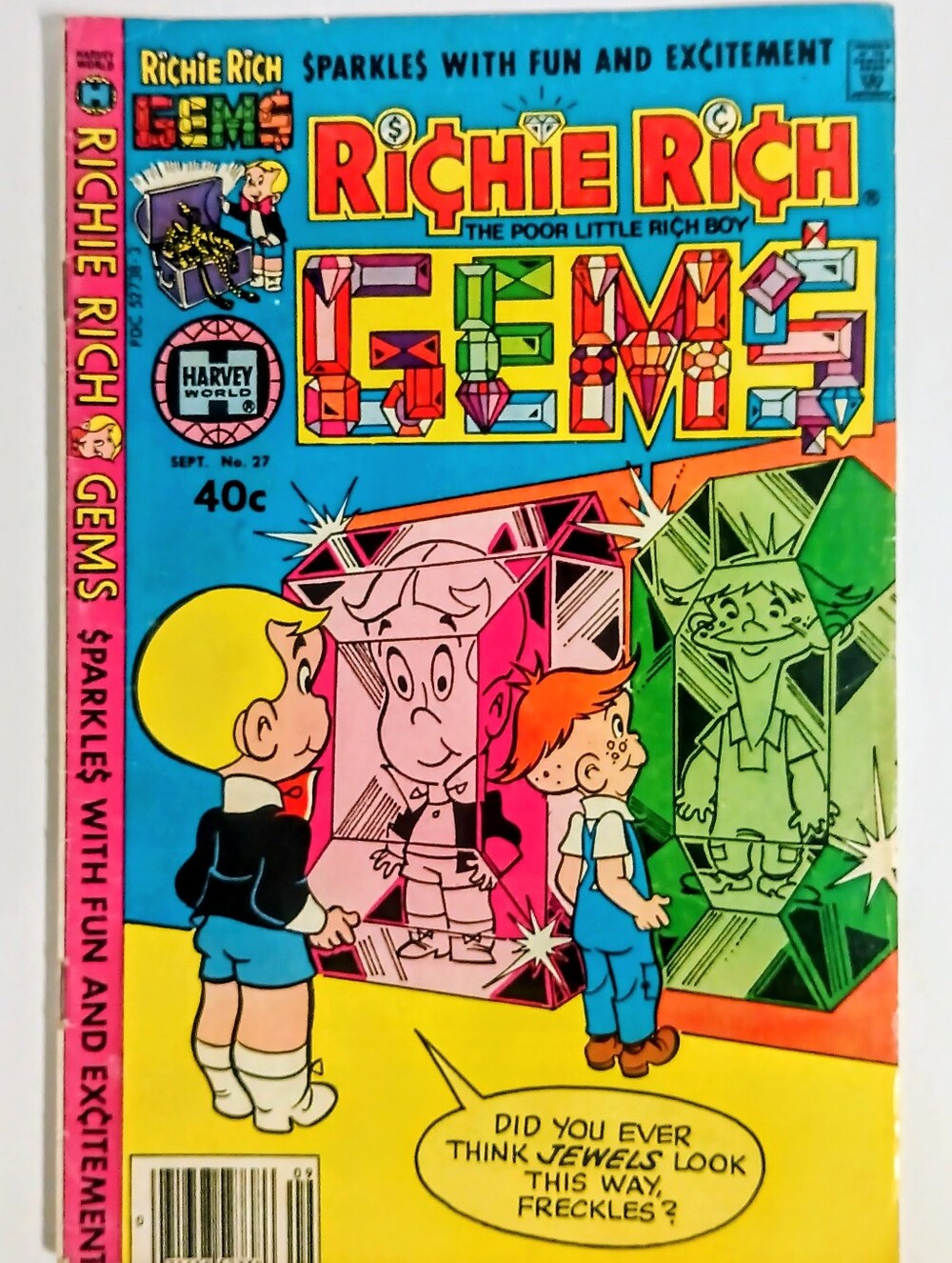 Vintage Richie Rich Gems 27 Harvey Comics 1979 Excellent Condition Free Ship